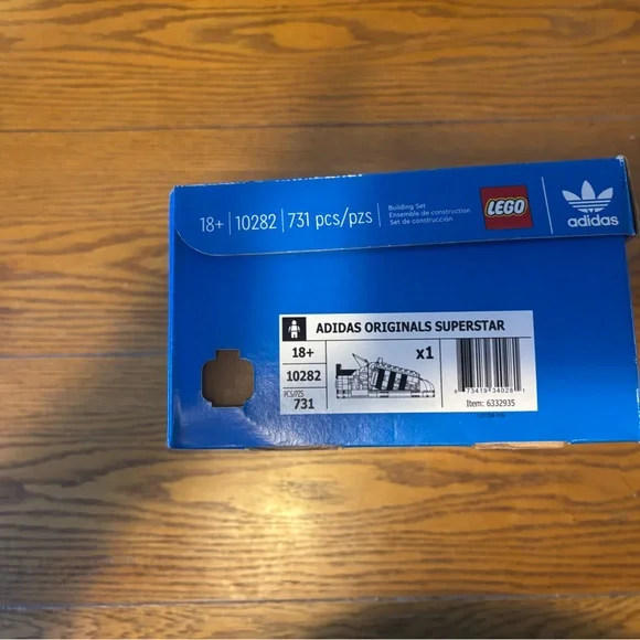 Lego Adidas Originals Superstar Set - Black, White, Blue - Picture 7 of 7